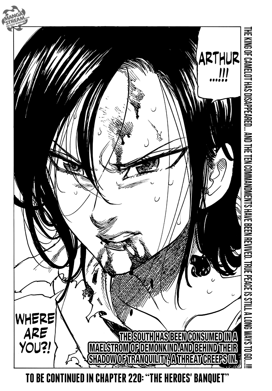 Nanatsu no Taizai Chapter 219 page 25 - Chapter 219 : The Heroes' Respite