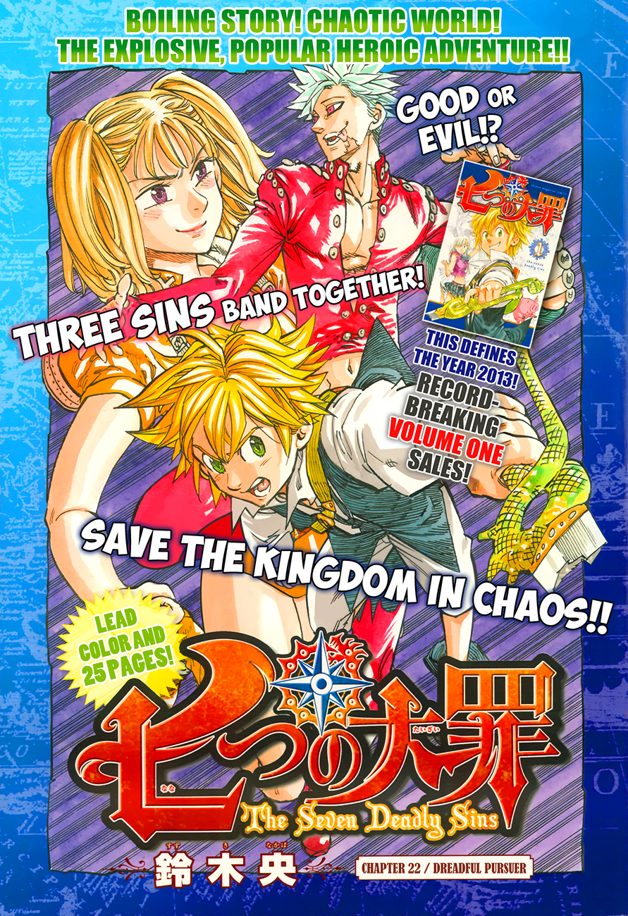 Nanatsu no Taizai Chapter 22 page 2 - Chapter 22: A Pursuer to Fear