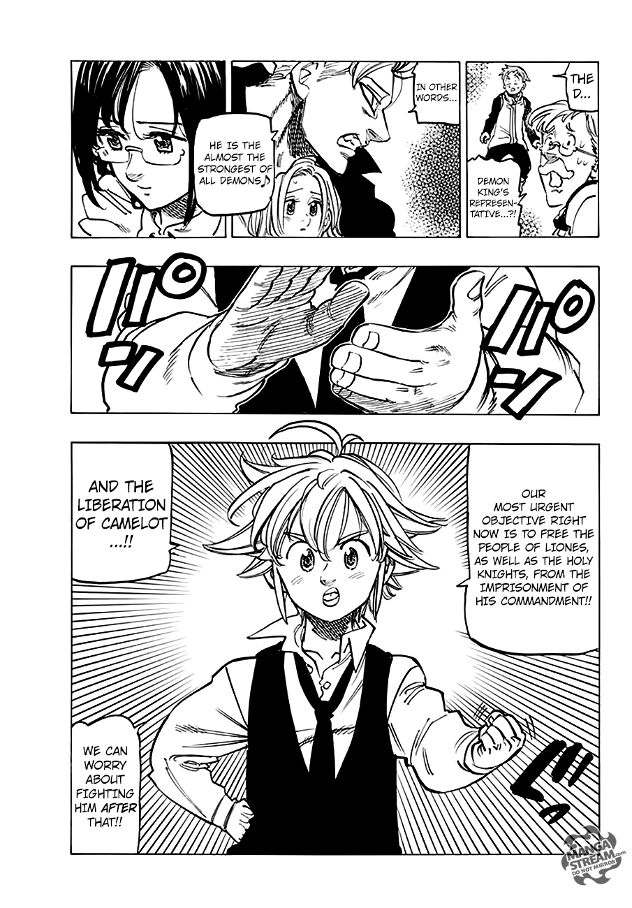 Nanatsu no Taizai Chapter 220 page 15 - Chapter 220 : A Heroes' Feast