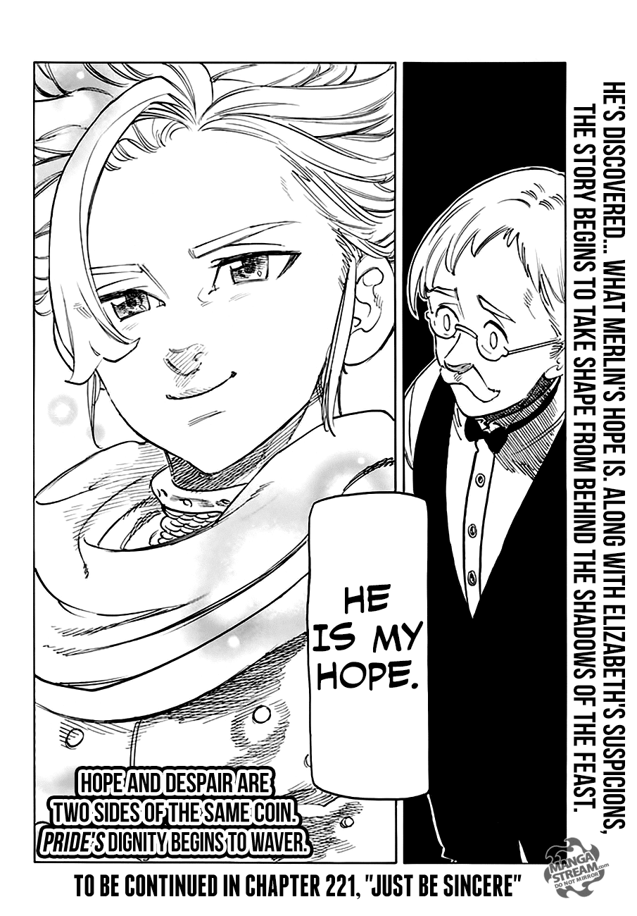 Nanatsu no Taizai Chapter 220 page 20 - Chapter 220 : A Heroes' Feast