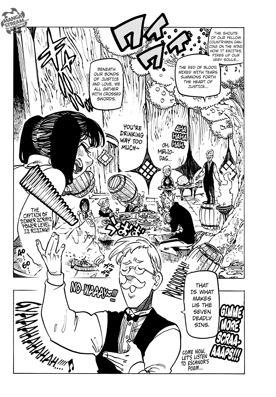 Nanatsu no Taizai Chapter 220 page 3 - Chapter 220 : A Heroes' Feast