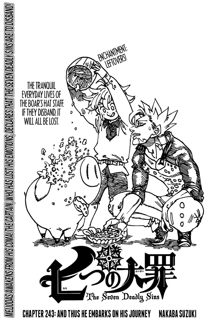 Nanatsu no Taizai Chapter 243 page 1 - Chapter 243: And Thus He Embarks on His Journey