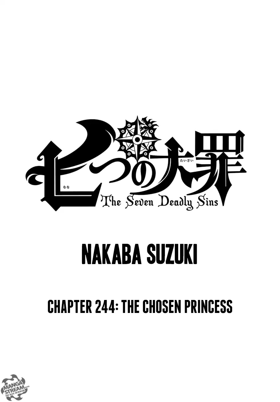 Nanatsu no Taizai Chapter 244 page 1 - Chapter 244: The Chosen Princess