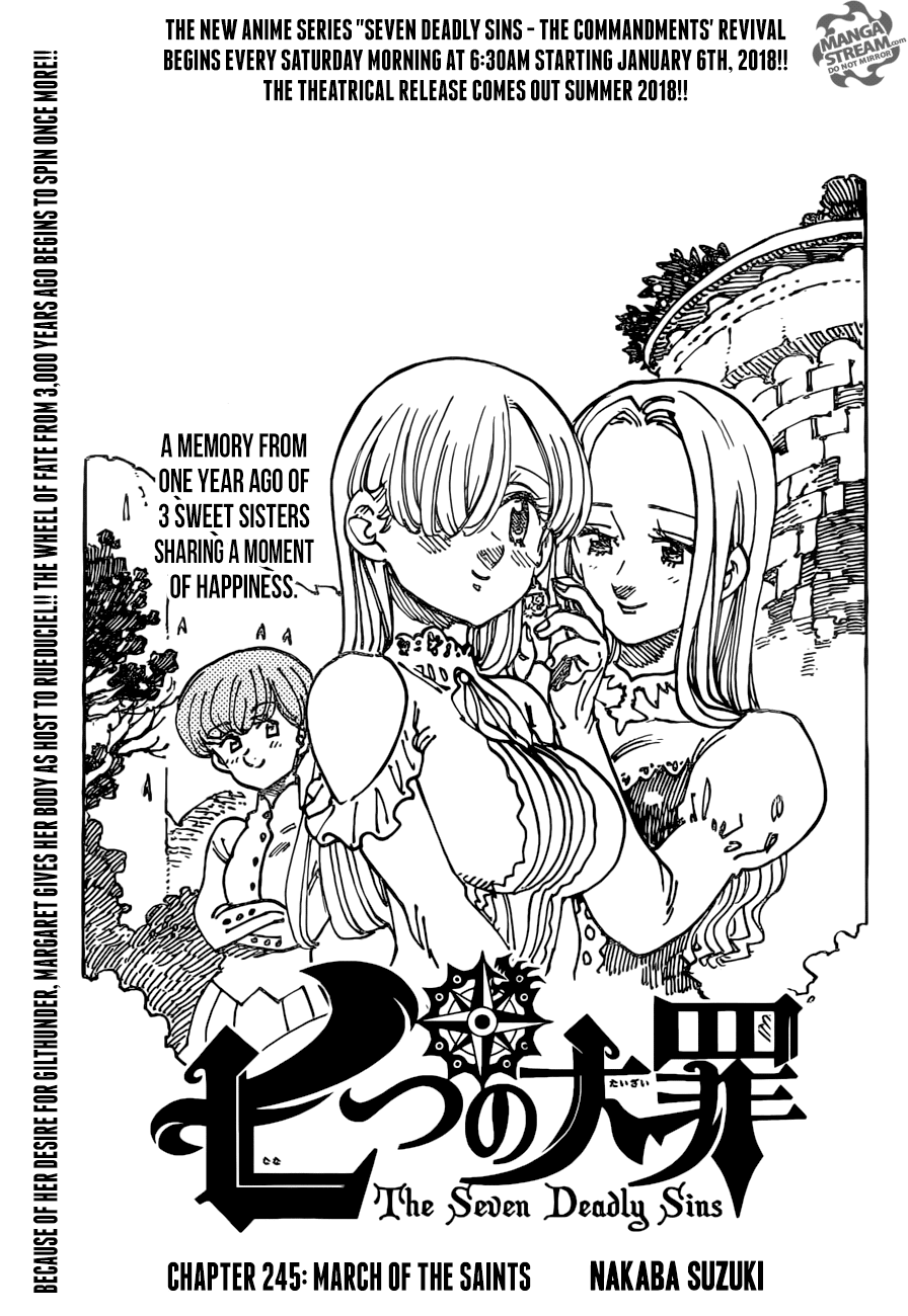 Nanatsu no Taizai Chapter 245 page 1 - Chapter 245 : March Of The Saints