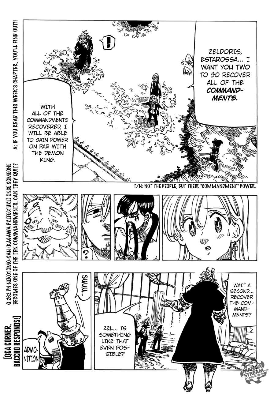 Nanatsu no Taizai Chapter 247 page 12 - Chapter 247 : collection