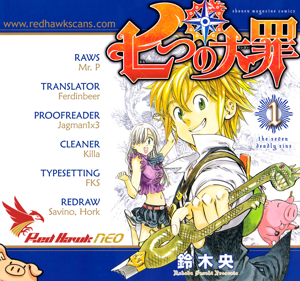 Nanatsu no Taizai Chapter 25 page 1 - Chapter 25: Four-On-One, If It's All Right