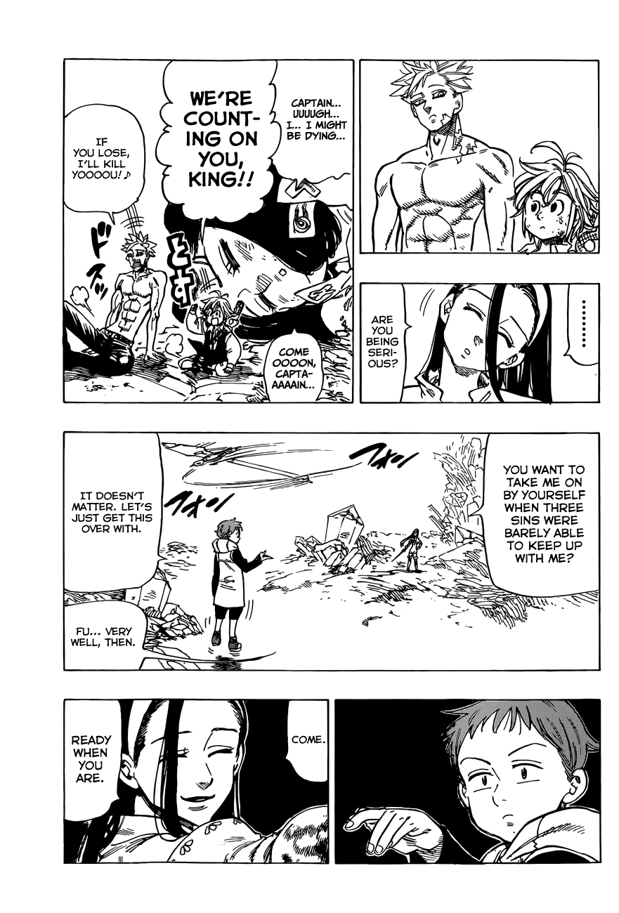 Nanatsu no Taizai Chapter 25 page 10 - Chapter 25: Four-On-One, If It's All Right