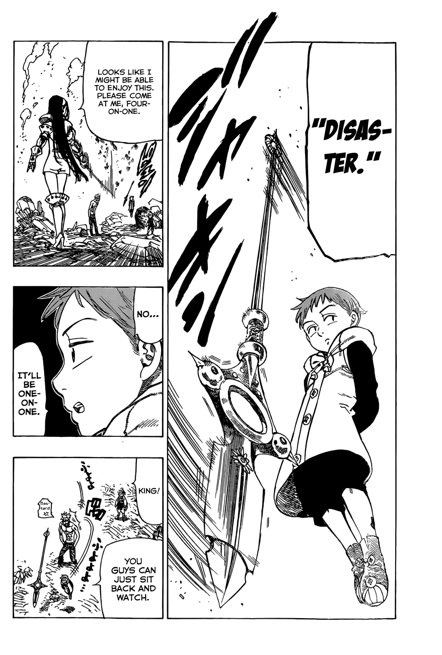 Nanatsu no Taizai Chapter 25 page 9 - Chapter 25: Four-On-One, If It's All Right