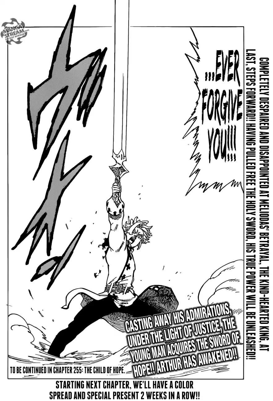 Nanatsu no Taizai Chapter 254 page 21 - Chapter 254: Camelot in Despair