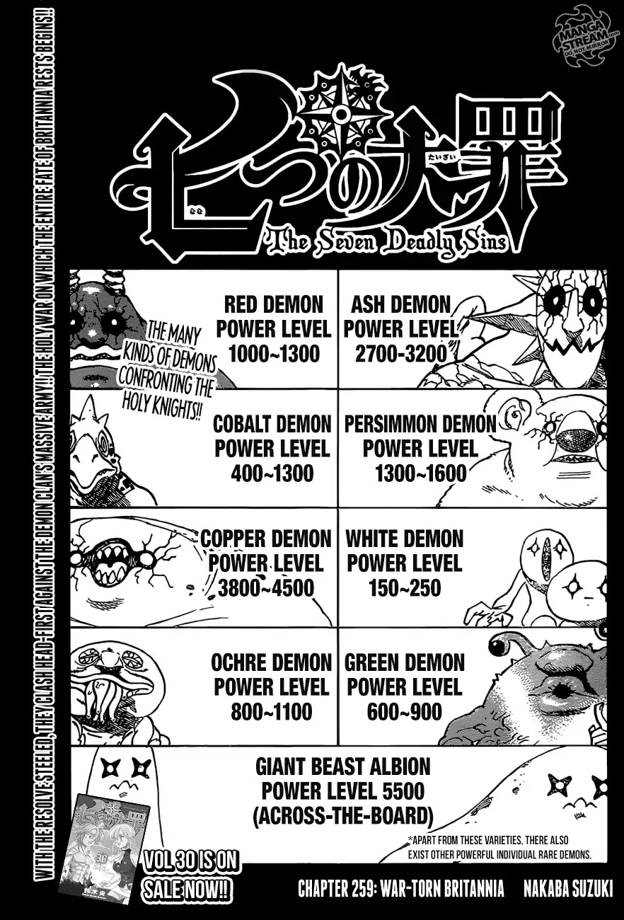Nanatsu no Taizai Chapter 259 page 1 - Chapter 259: War-Torn Britannia