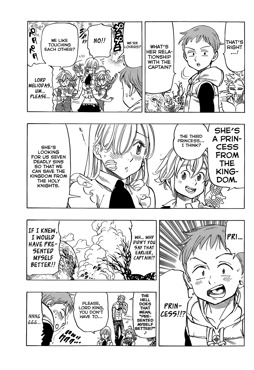 Nanatsu no Taizai Chapter 26 page 14 - Chapter 26: Farewell to the Deceased