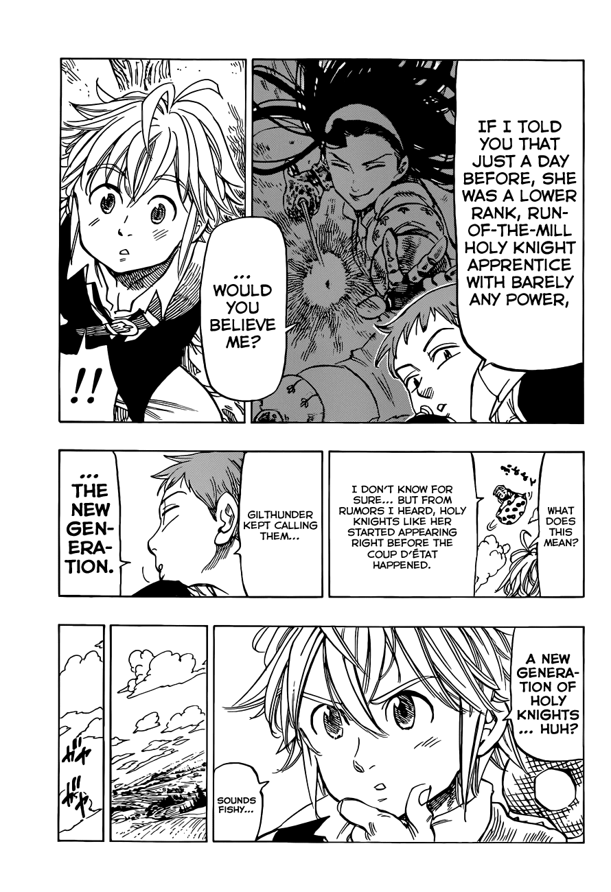 Nanatsu no Taizai Chapter 27 page 10 - Chapter 27: Cruel Rain