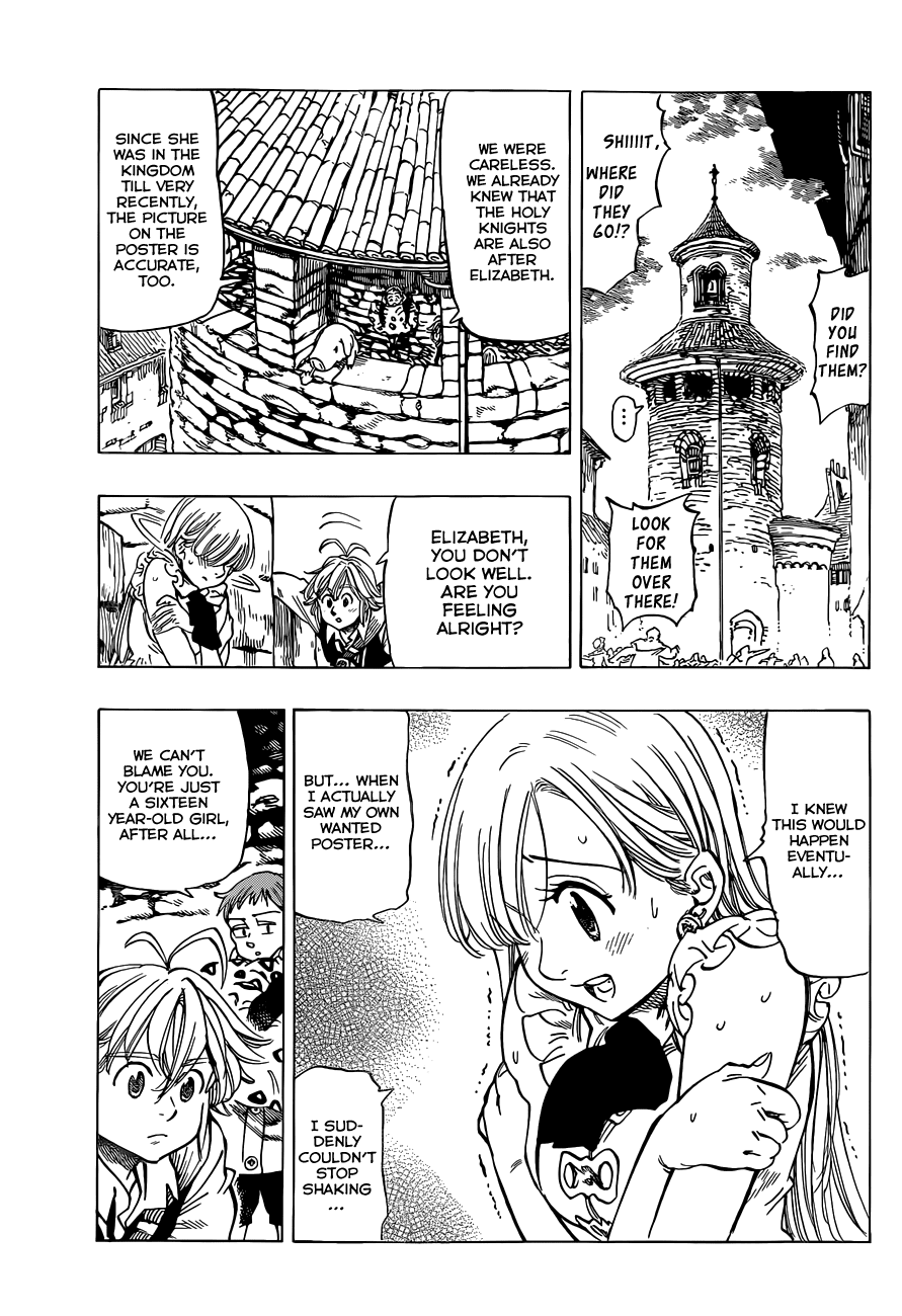 Nanatsu no Taizai Chapter 27 page 14 - Chapter 27: Cruel Rain