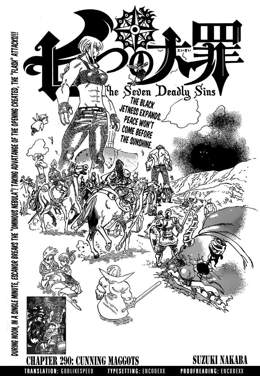 Nanatsu no Taizai Chapter 290 page 1 - Chapter 290: Cunning Maggots