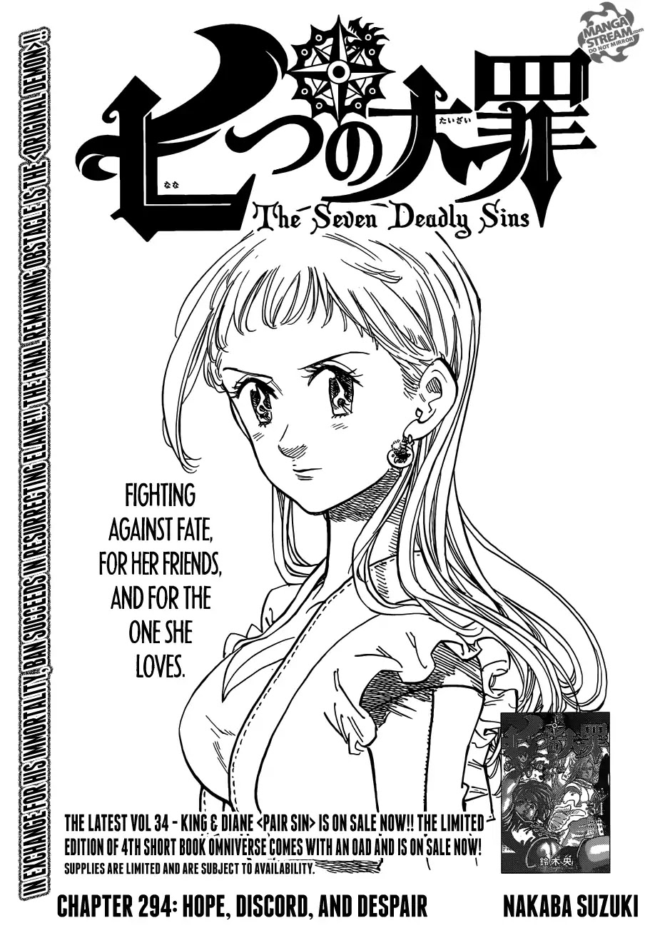 Nanatsu no Taizai Chapter 294 page 1 - Chapter 294: Hope, Discord & Despair