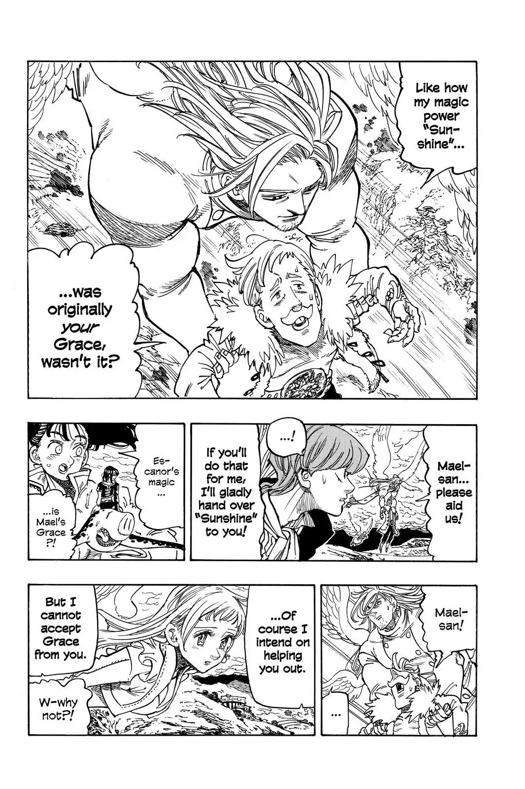 Nanatsu no Taizai Chapter 297 page 4 - Chapter 297: The Salvation of the Sun