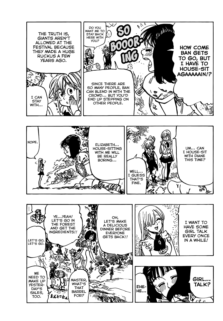 Nanatsu no Taizai Chapter 30 page 12 - Chapter 30: Gather, You Festival Bastards!