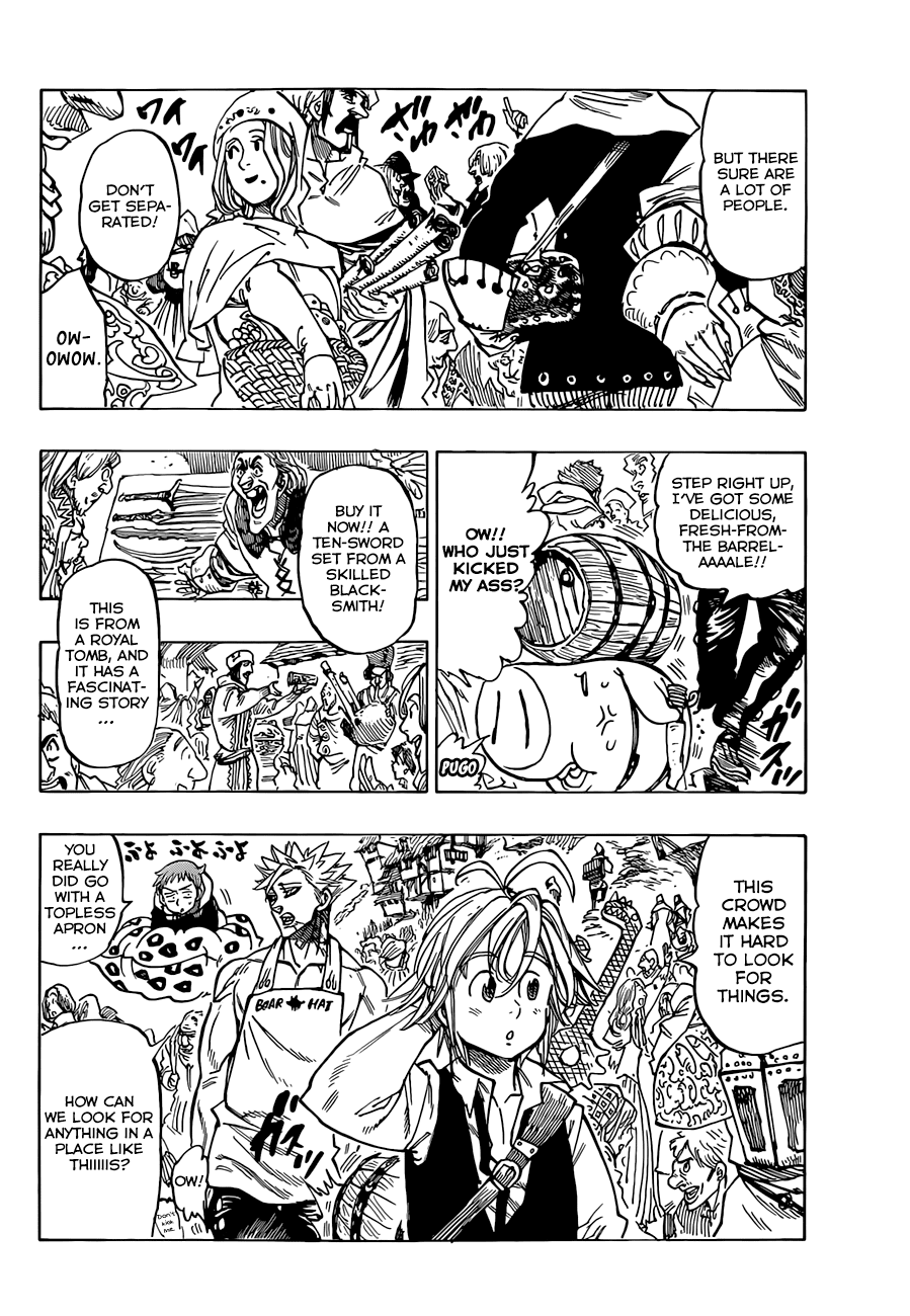 Nanatsu no Taizai Chapter 30 page 13 - Chapter 30: Gather, You Festival Bastards!
