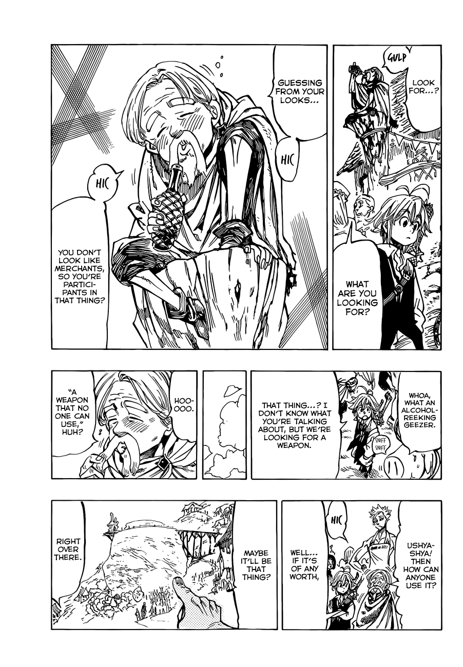 Nanatsu no Taizai Chapter 30 page 14 - Chapter 30: Gather, You Festival Bastards!