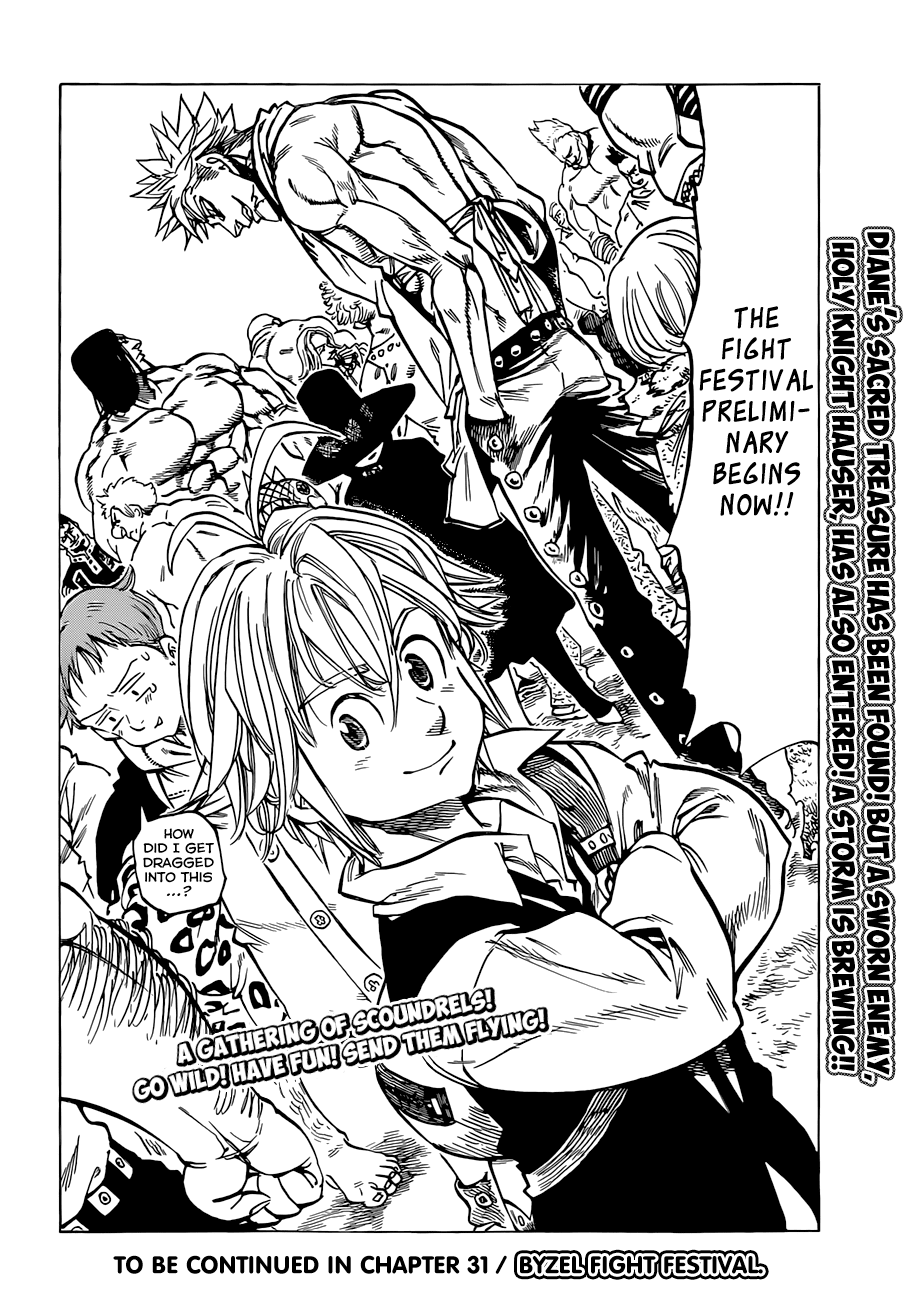 Nanatsu no Taizai Chapter 30 page 21 - Chapter 30: Gather, You Festival Bastards!