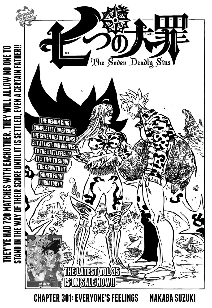 Nanatsu no Taizai Chapter 301 page 1 - Chapter 301: Everyone's Feelings