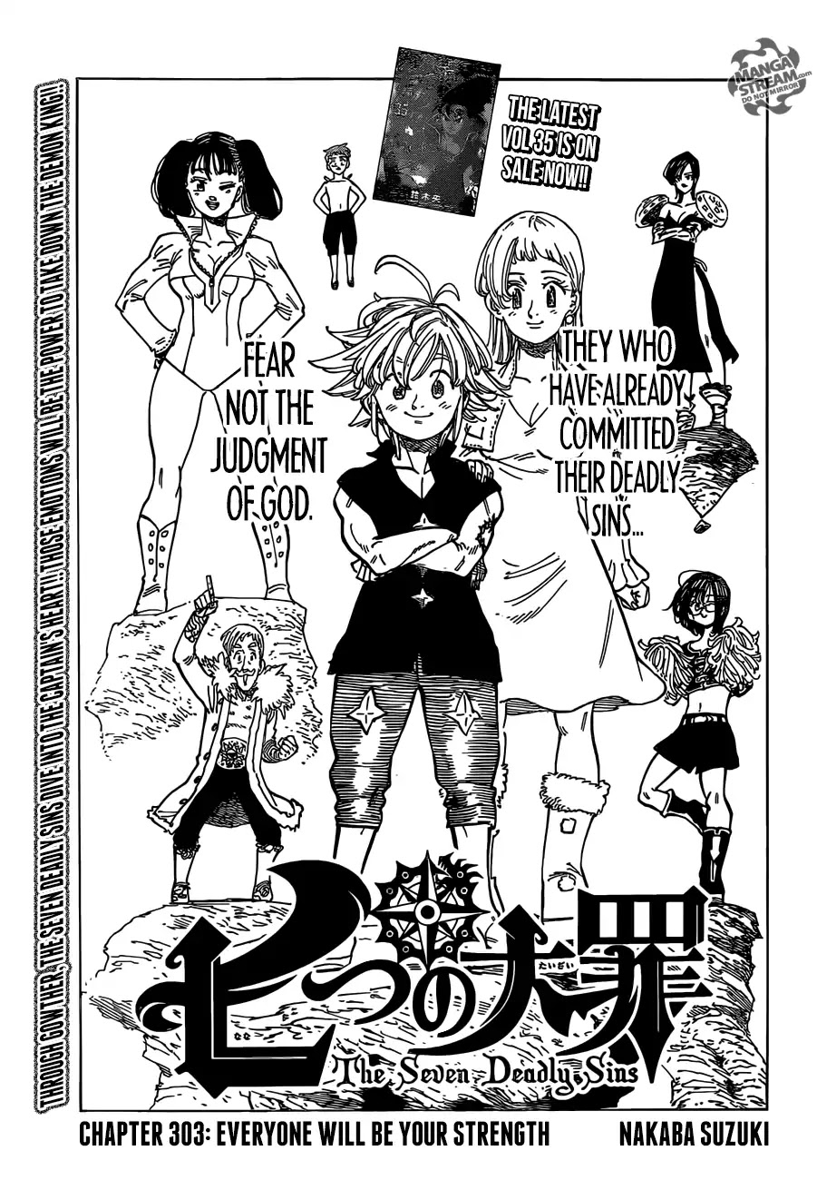 Nanatsu no Taizai Chapter 303 page 1 - Chapter 303: Everyone Will Be Your Strength