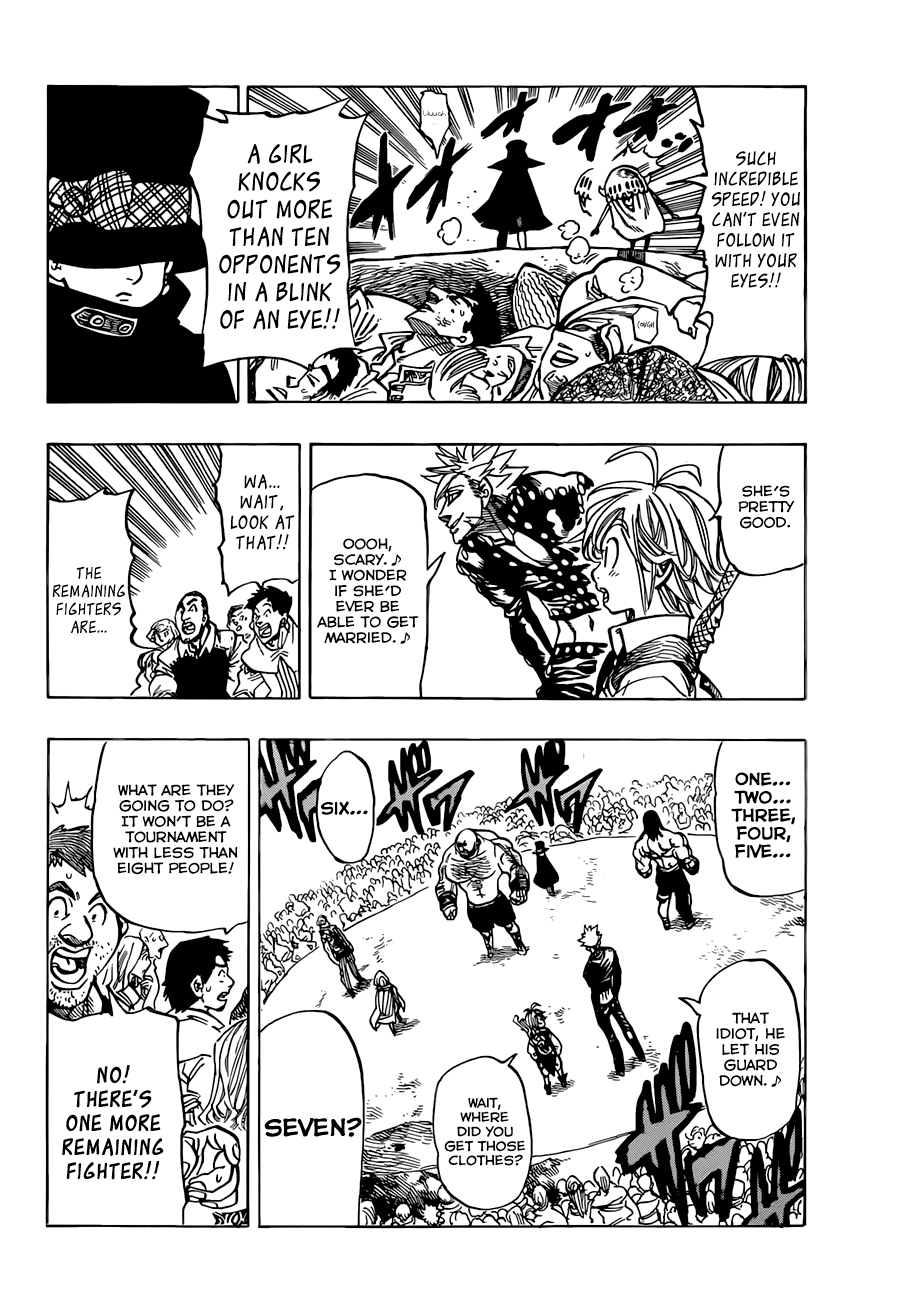 Nanatsu no Taizai Chapter 31 page 10 - Chapter 31: The Vaizel Fighting Festival