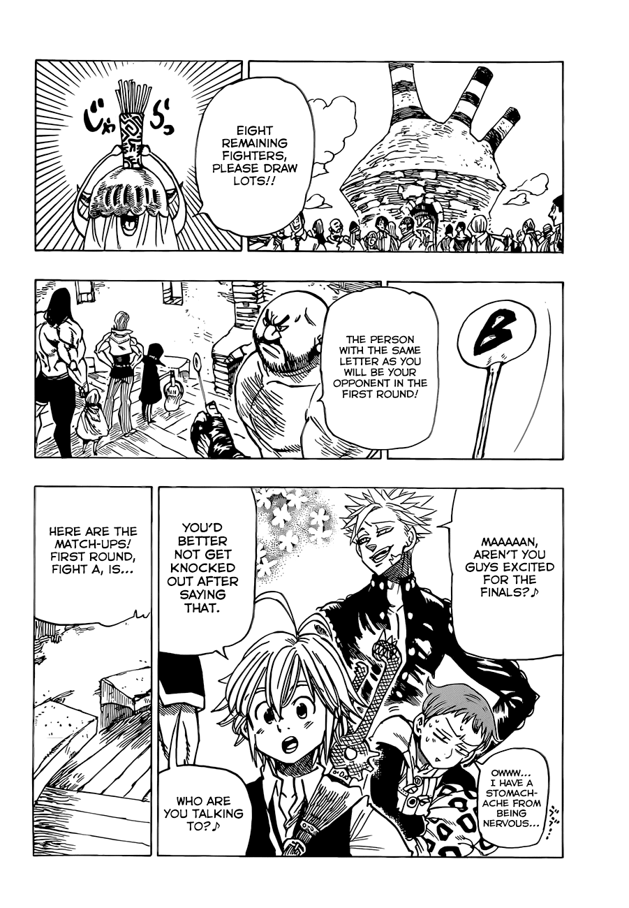 Nanatsu no Taizai Chapter 31 page 12 - Chapter 31: The Vaizel Fighting Festival