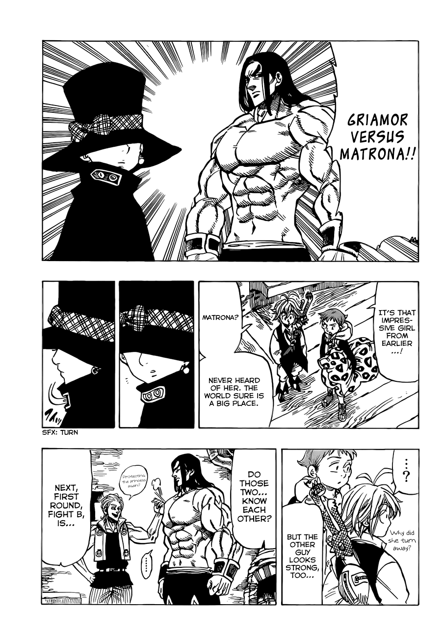 Nanatsu no Taizai Chapter 31 page 13 - Chapter 31: The Vaizel Fighting Festival