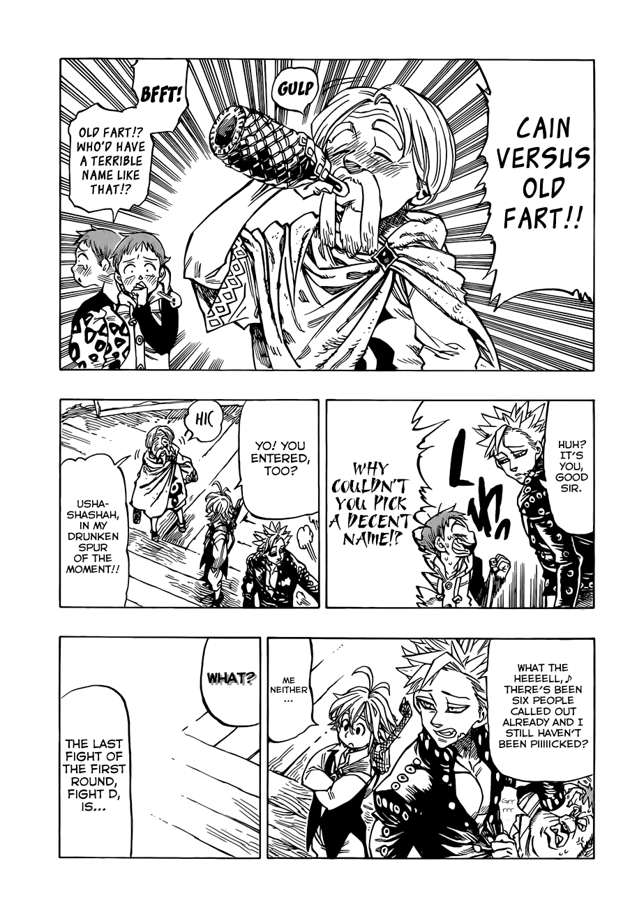 Nanatsu no Taizai Chapter 31 page 15 - Chapter 31: The Vaizel Fighting Festival