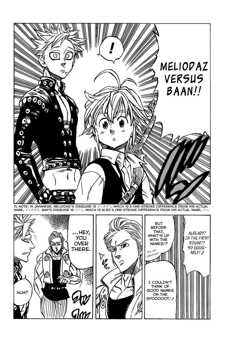 Nanatsu no Taizai Chapter 31 page 16 - Chapter 31: The Vaizel Fighting Festival