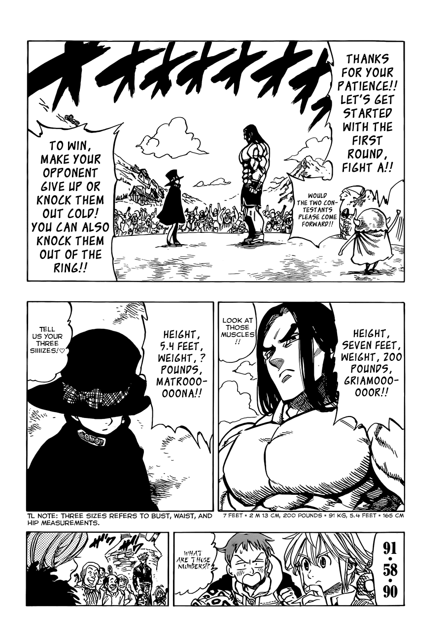 Nanatsu no Taizai Chapter 31 page 18 - Chapter 31: The Vaizel Fighting Festival