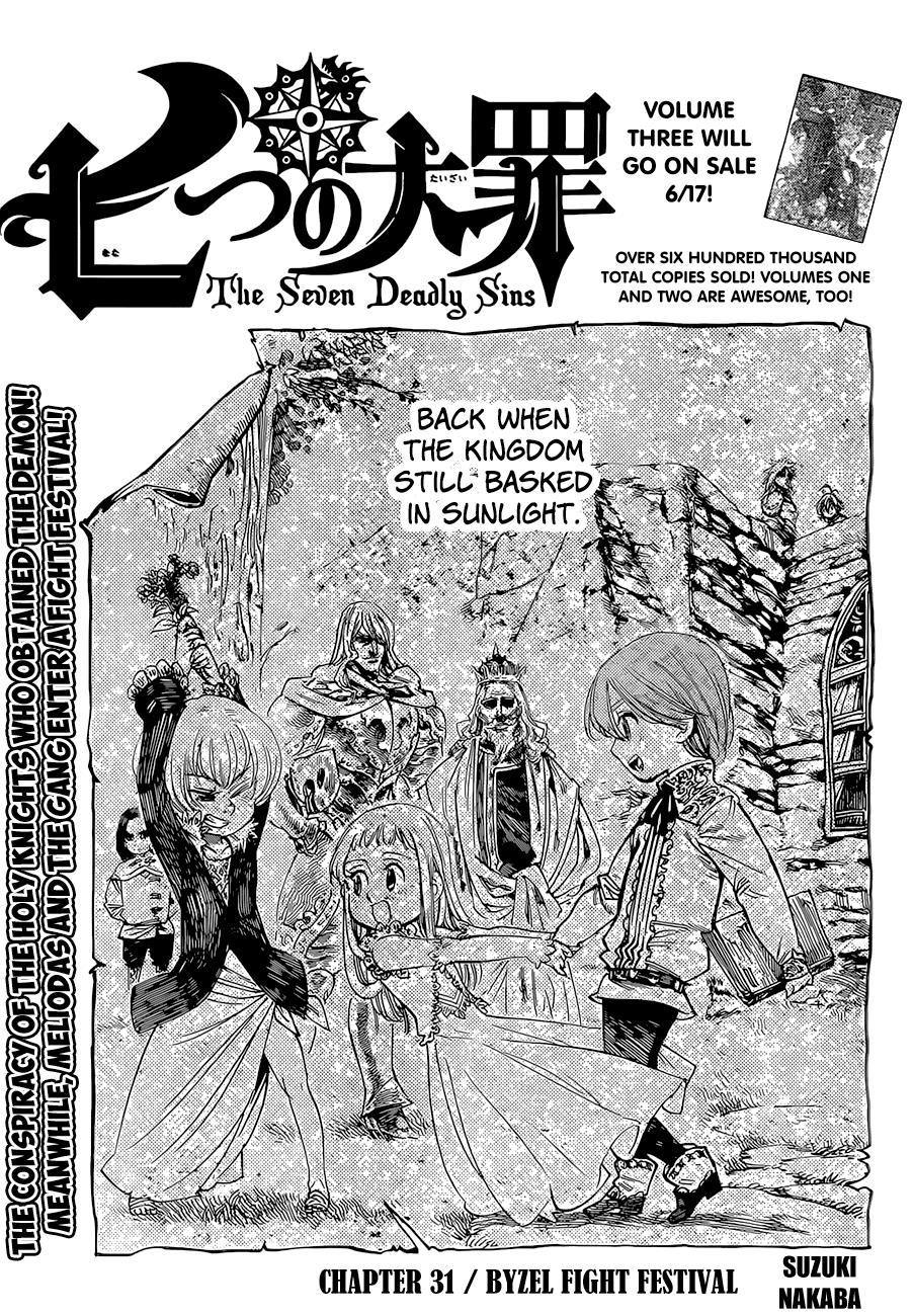 Nanatsu no Taizai Chapter 31 page 2 - Chapter 31: The Vaizel Fighting Festival