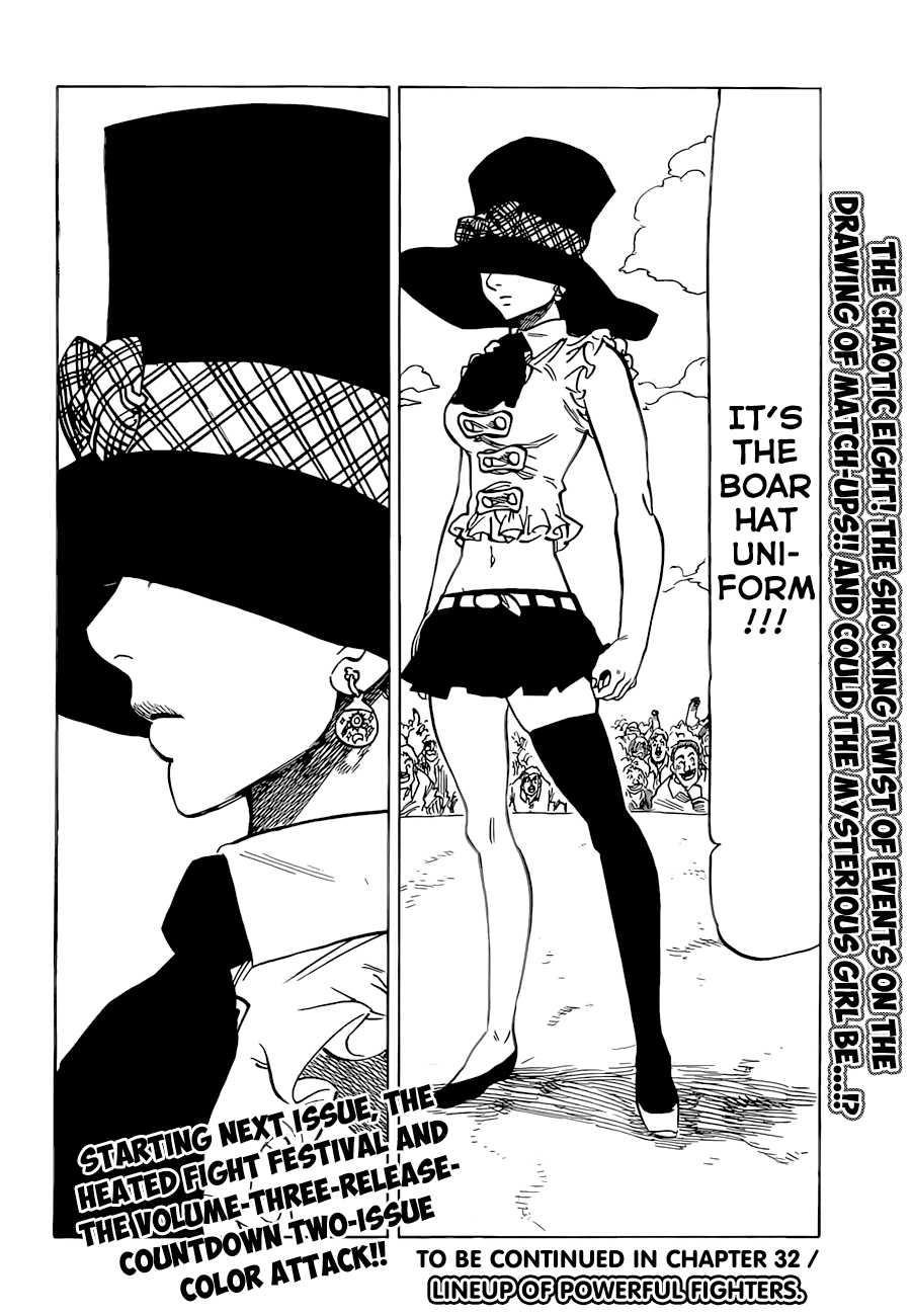 Nanatsu no Taizai Chapter 31 page 20 - Chapter 31: The Vaizel Fighting Festival