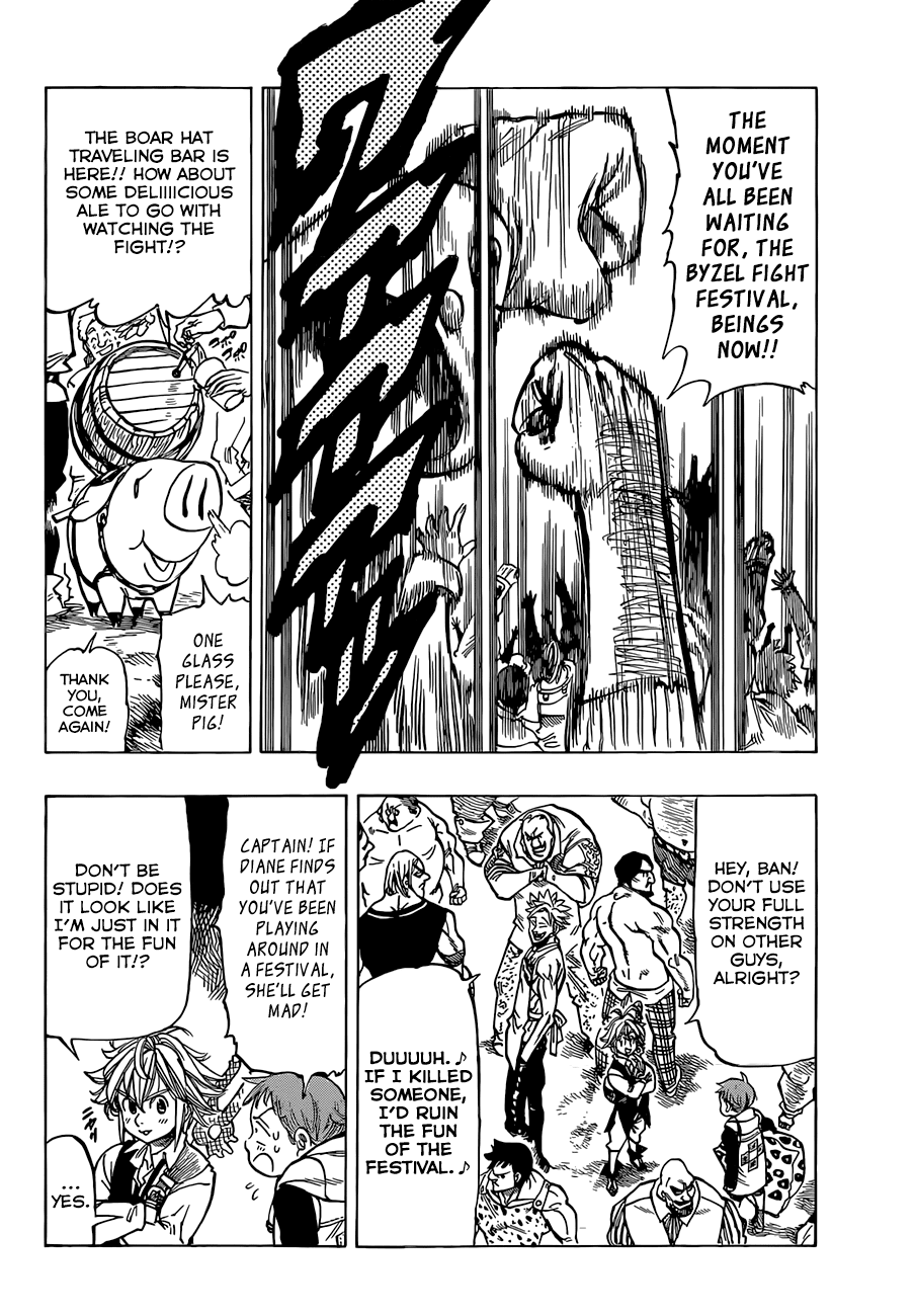 Nanatsu no Taizai Chapter 31 page 3 - Chapter 31: The Vaizel Fighting Festival