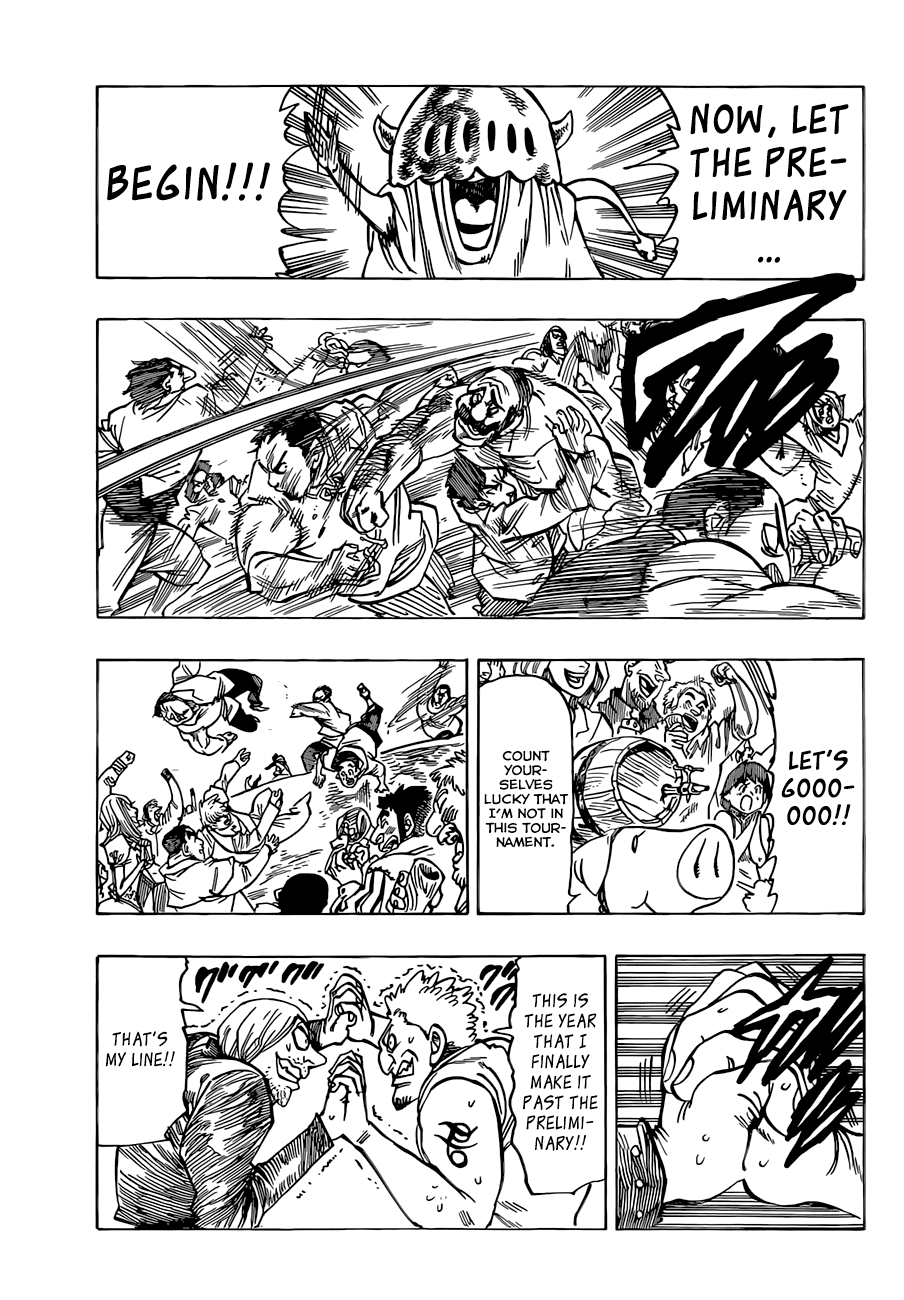 Nanatsu no Taizai Chapter 31 page 6 - Chapter 31: The Vaizel Fighting Festival