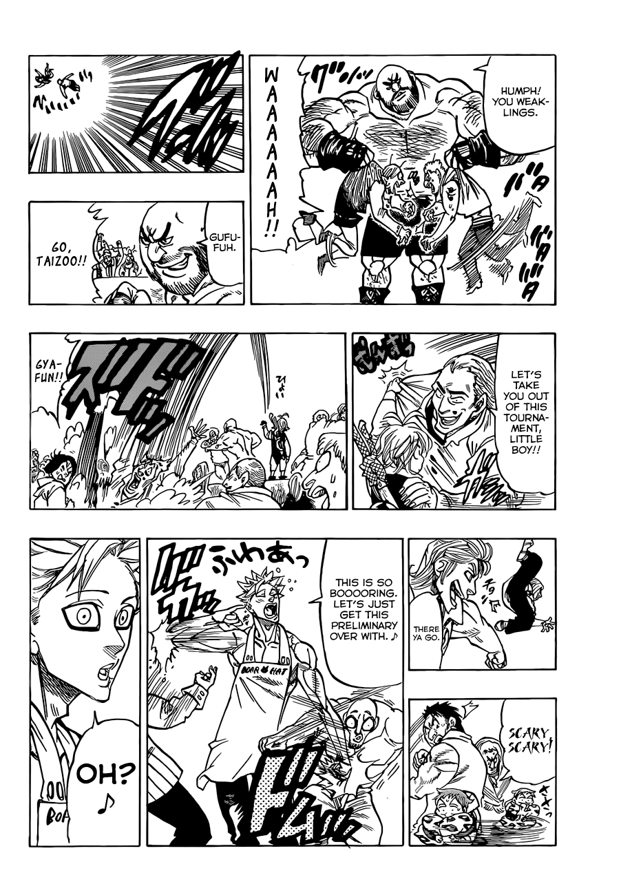 Nanatsu no Taizai Chapter 31 page 7 - Chapter 31: The Vaizel Fighting Festival