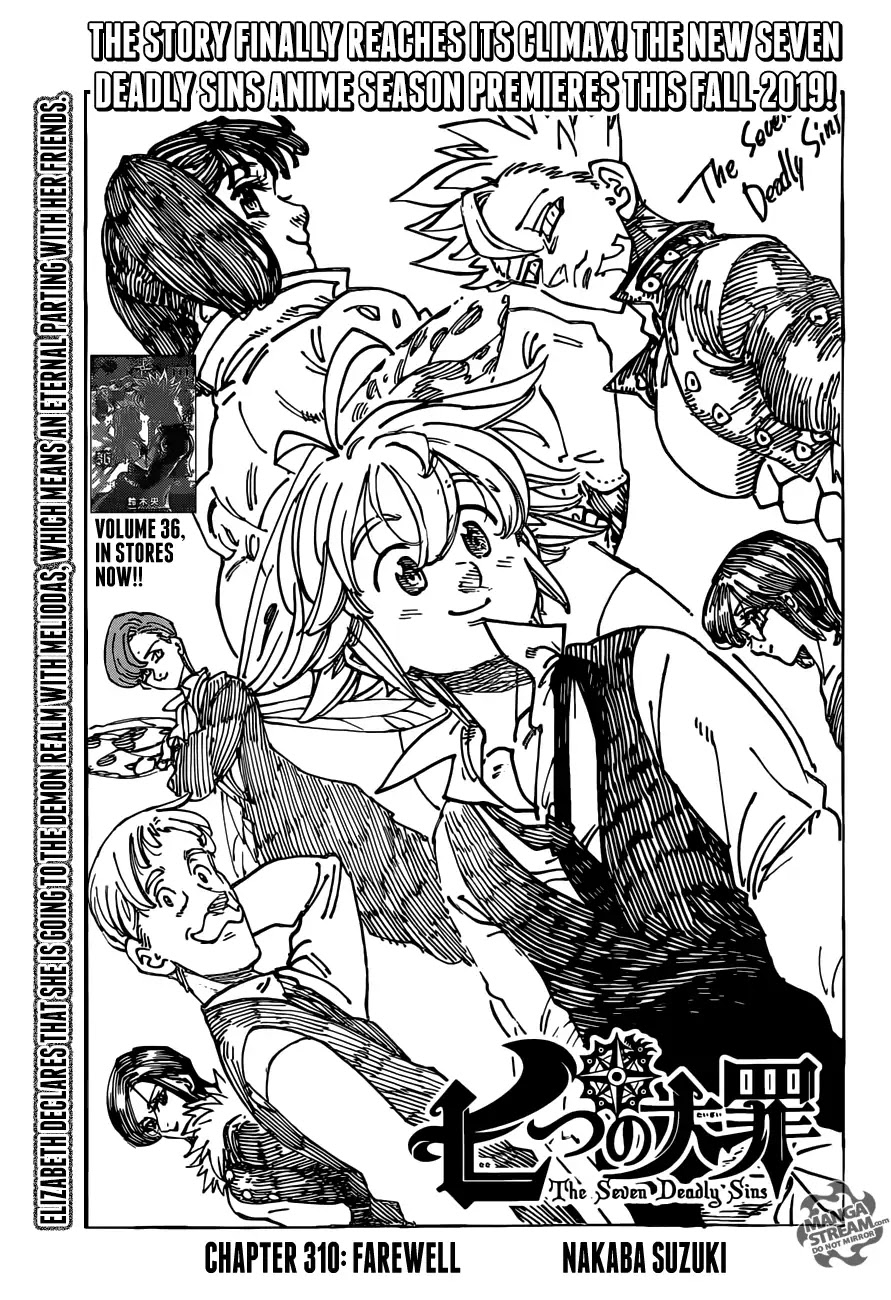 Nanatsu no Taizai Chapter 310 page 1 - Chapter 310: Farewell