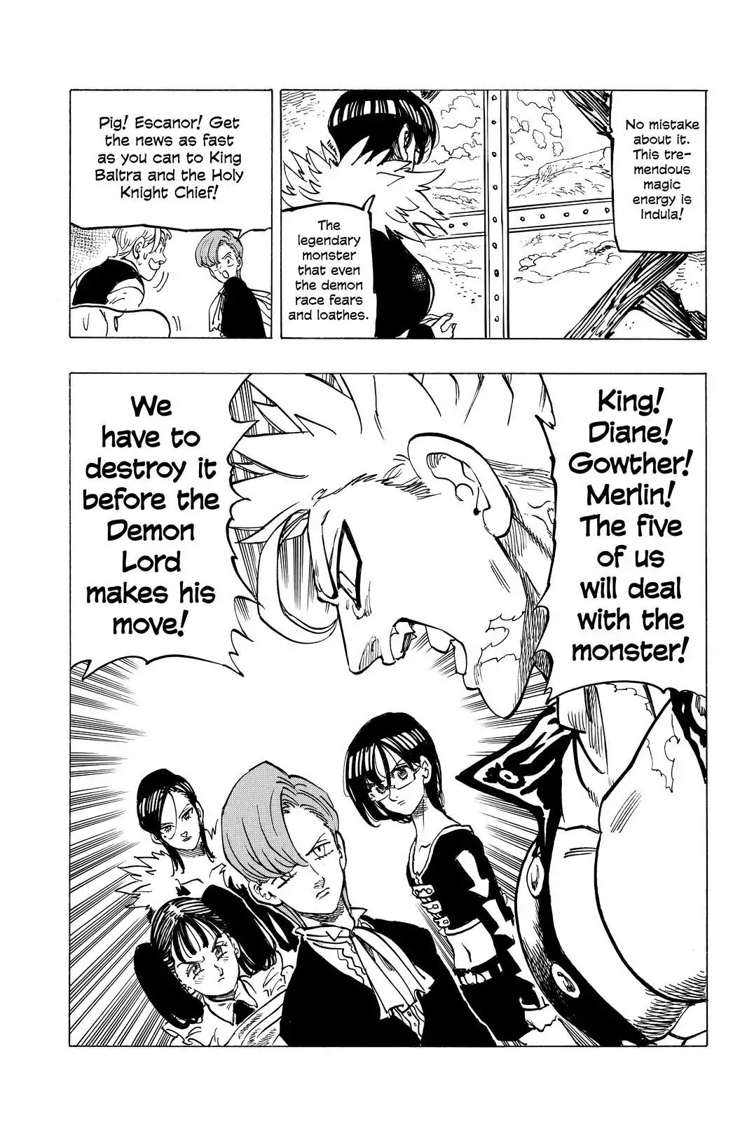 Nanatsu no Taizai Chapter 312 page 12 - Chapter 312: The Fight Breaks Out