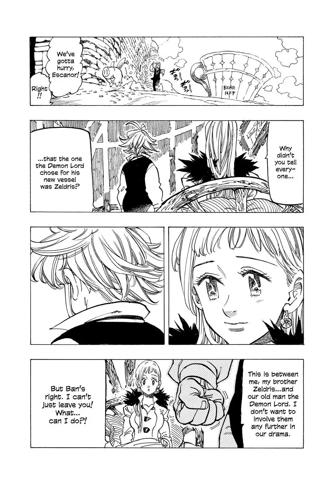 Nanatsu no Taizai Chapter 312 page 14 - Chapter 312: The Fight Breaks Out