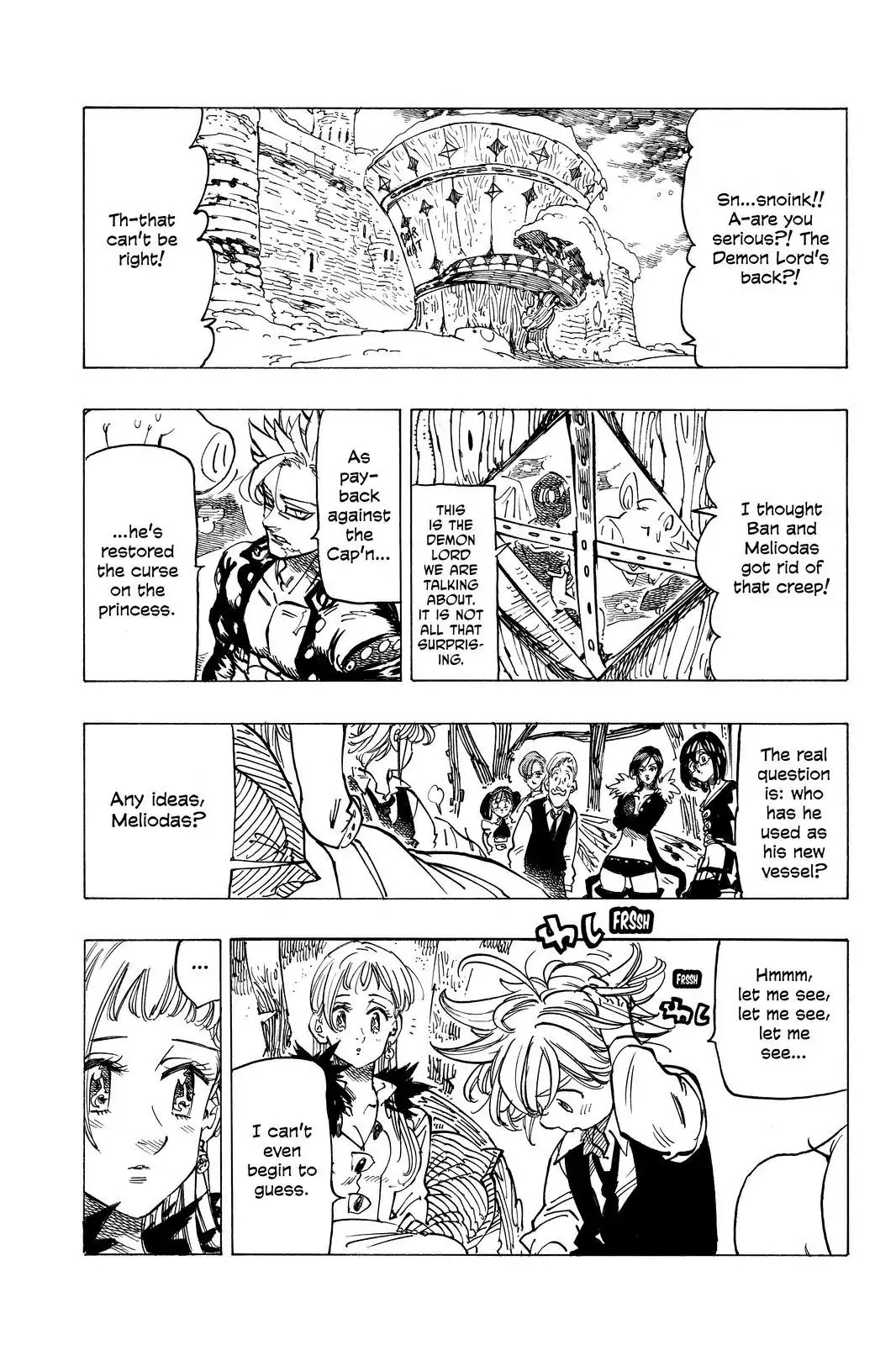 Nanatsu no Taizai Chapter 312 page 2 - Chapter 312: The Fight Breaks Out