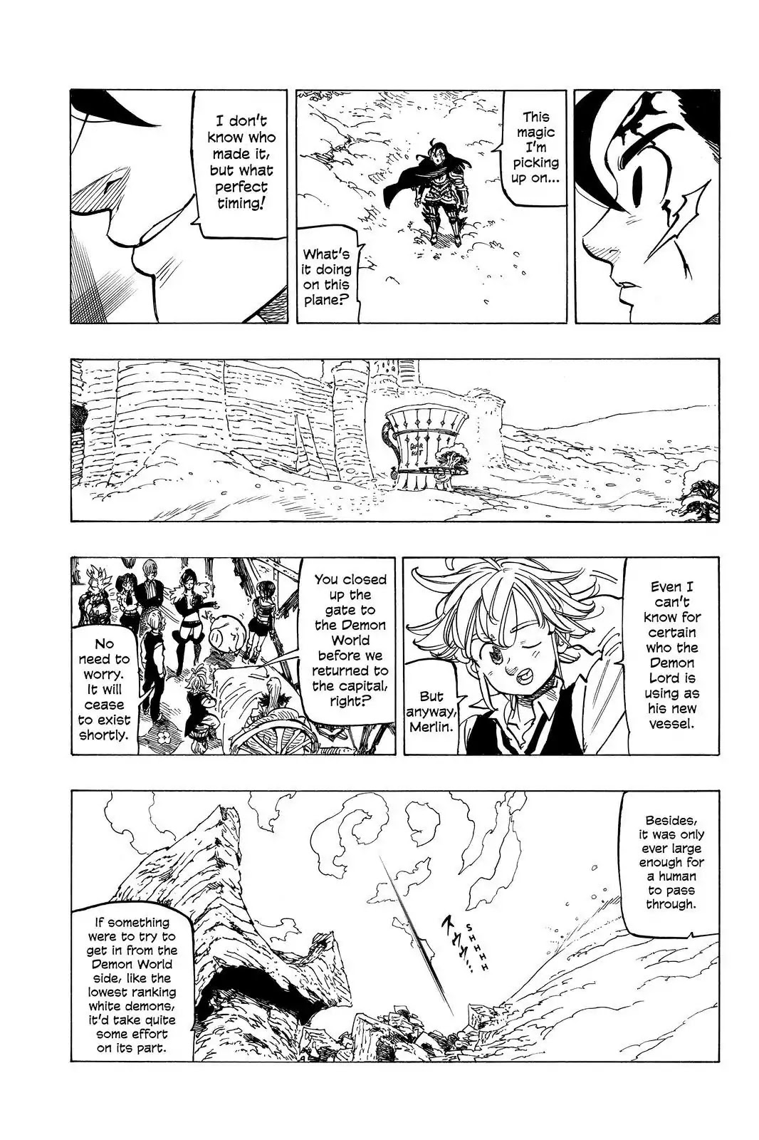 Nanatsu no Taizai Chapter 312 page 8 - Chapter 312: The Fight Breaks Out