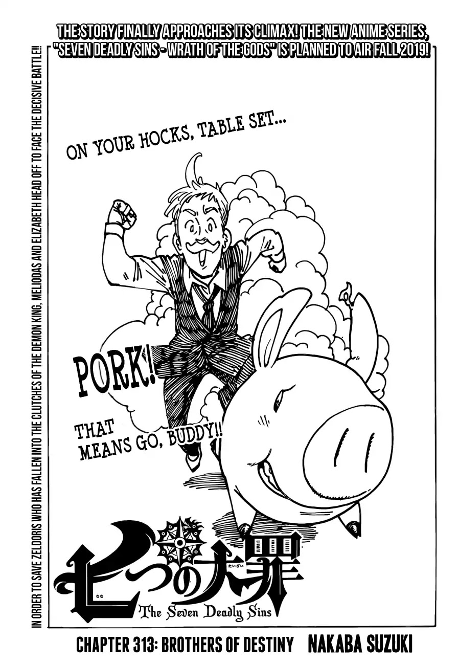 Nanatsu no Taizai Chapter 313 page 1 - Chapter 313: Brothers of Destiny