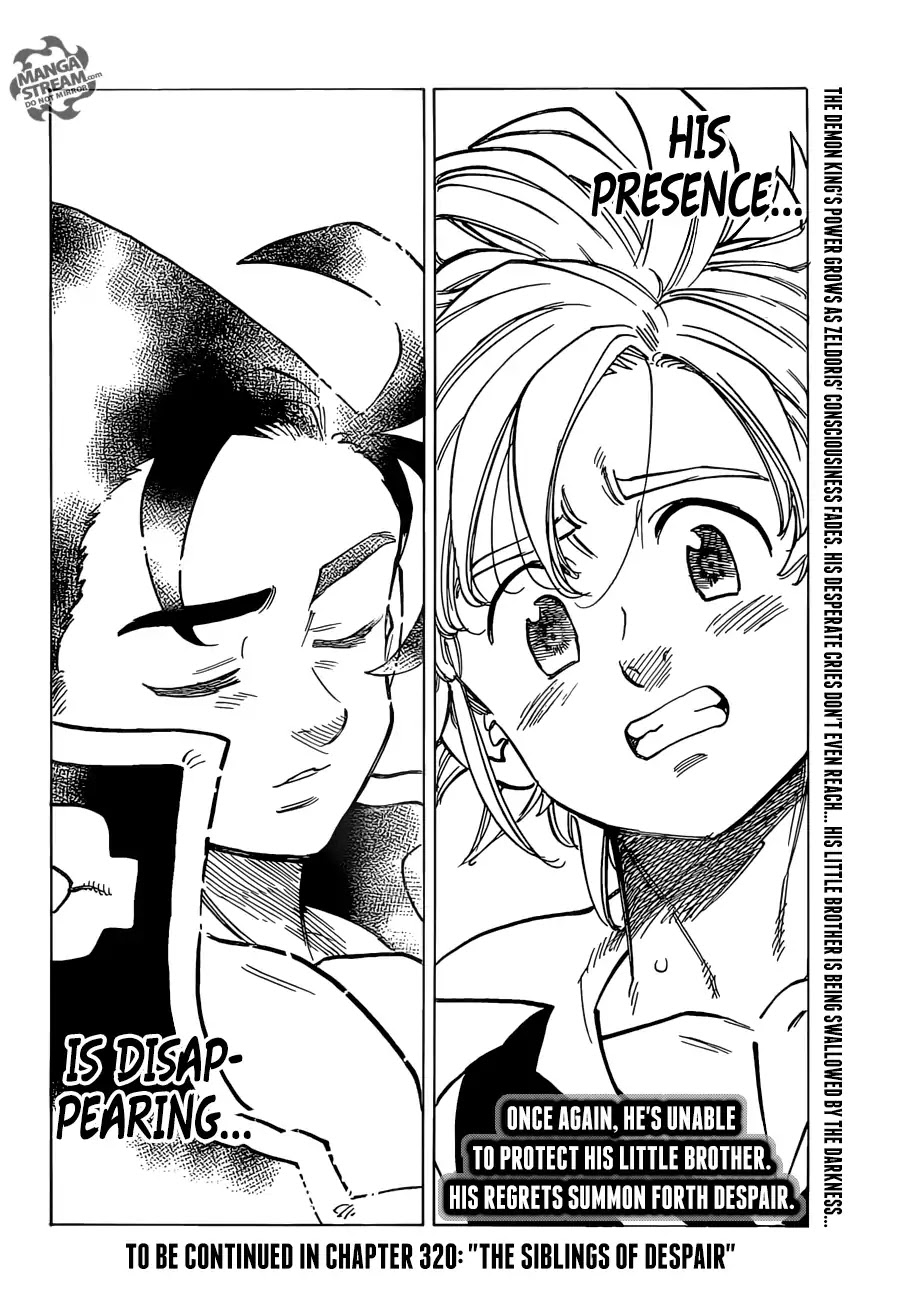 Nanatsu no Taizai Chapter 319 page 18 - Chapter 319: The Unforgivable Deadlock