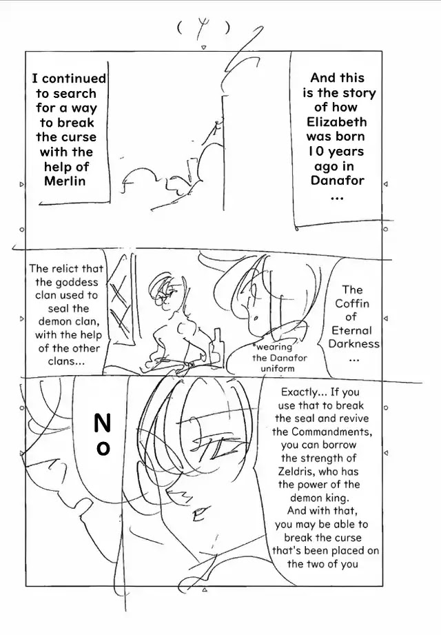 Nanatsu no Taizai Chapter 327.2 page 4 - Chapter 327.2: Extra Scene - The Destruction of Danafor