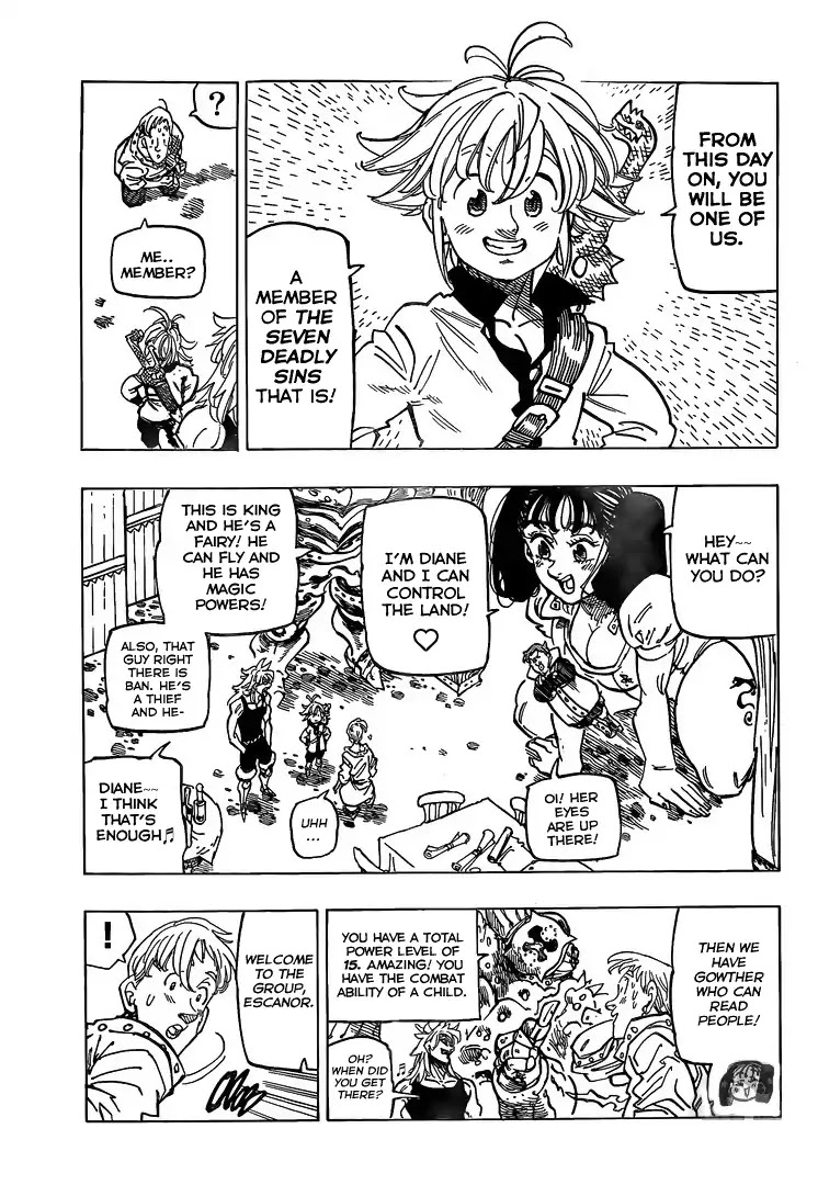 Nanatsu no Taizai Chapter 327.5 page 8 - Chapter 327.5: The King Sings Lonely