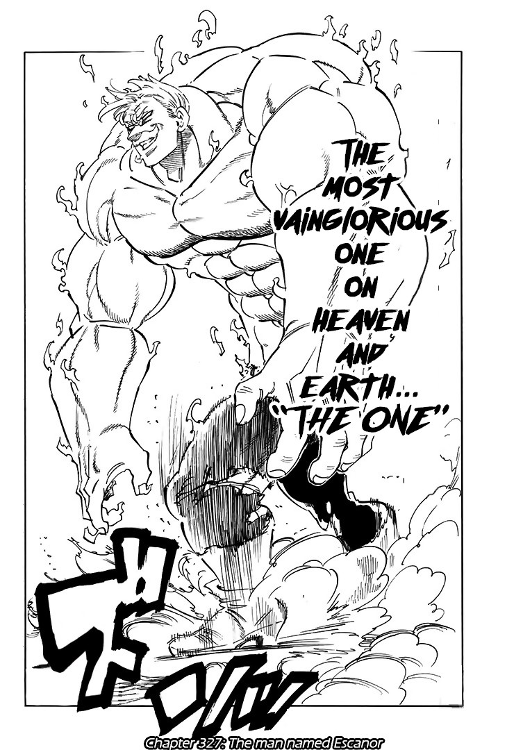 Nanatsu no Taizai Chapter 327 page 1 - Chapter 327: The Man Named Escanor