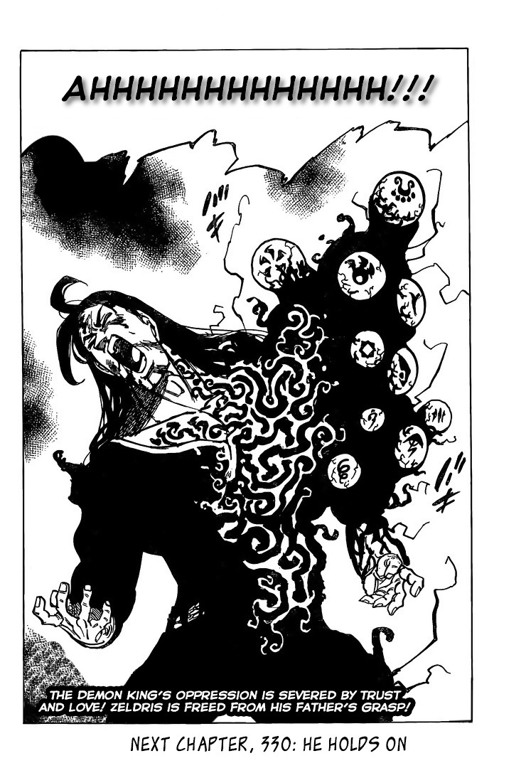 Nanatsu no Taizai Chapter 329 page 19 - Chapter 329: Zeldris vs. The Demon King
