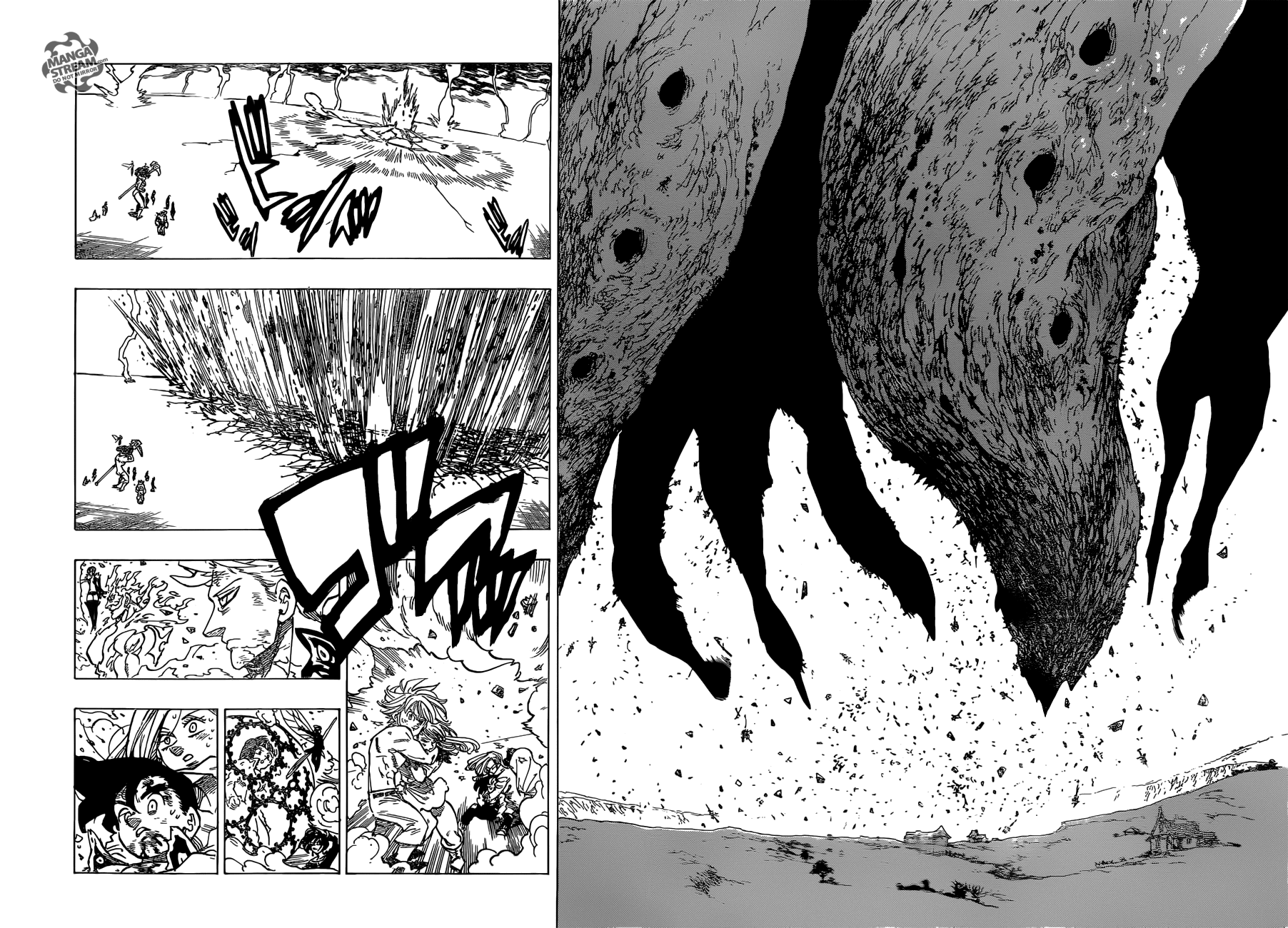 Nanatsu no Taizai Chapter 330 page 11 - Chapter 330: Struggling