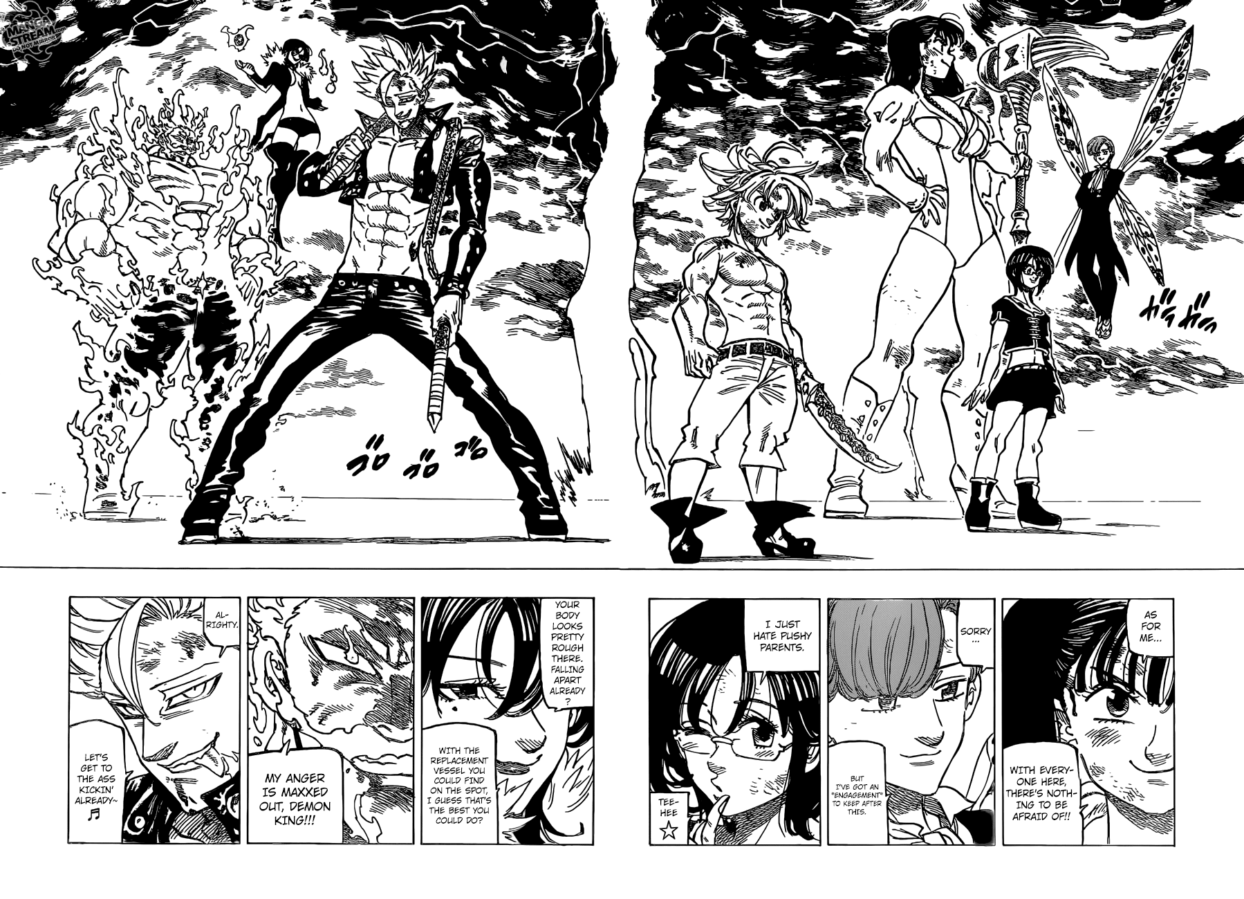 Nanatsu no Taizai Chapter 330 page 17 - Chapter 330: Struggling